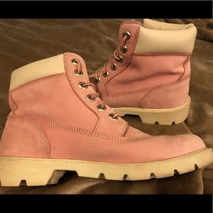 Light pink timberlands